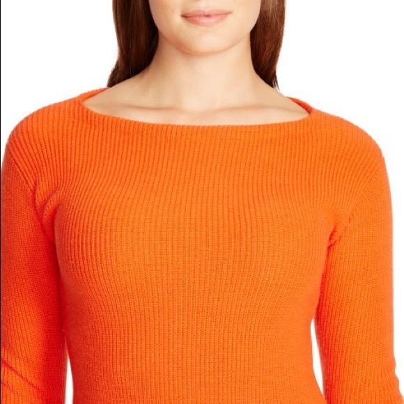 NWT Lauren Ralph Lauren Merino Wool Sweater Dress - Picture 3 of 3